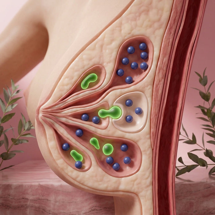 1. Shine corrige el desequilibrio hormonal que está detrás del dolor mamario
